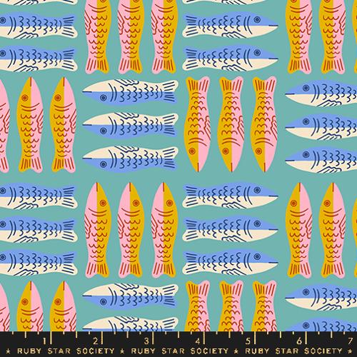 Ooh Lucky-Sardines (Turquoise)