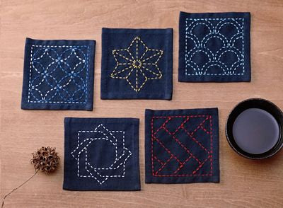 Sashiko Tsu Smpler Coasters