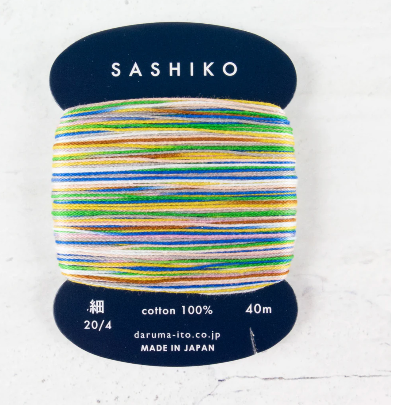 Daruma #2400 Carded Sashiko Thread - Variegated
