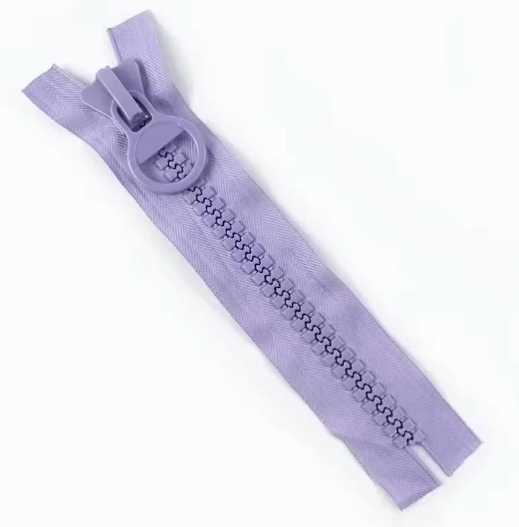 Colorful oversized (#20) Resin Zippers - 10" long