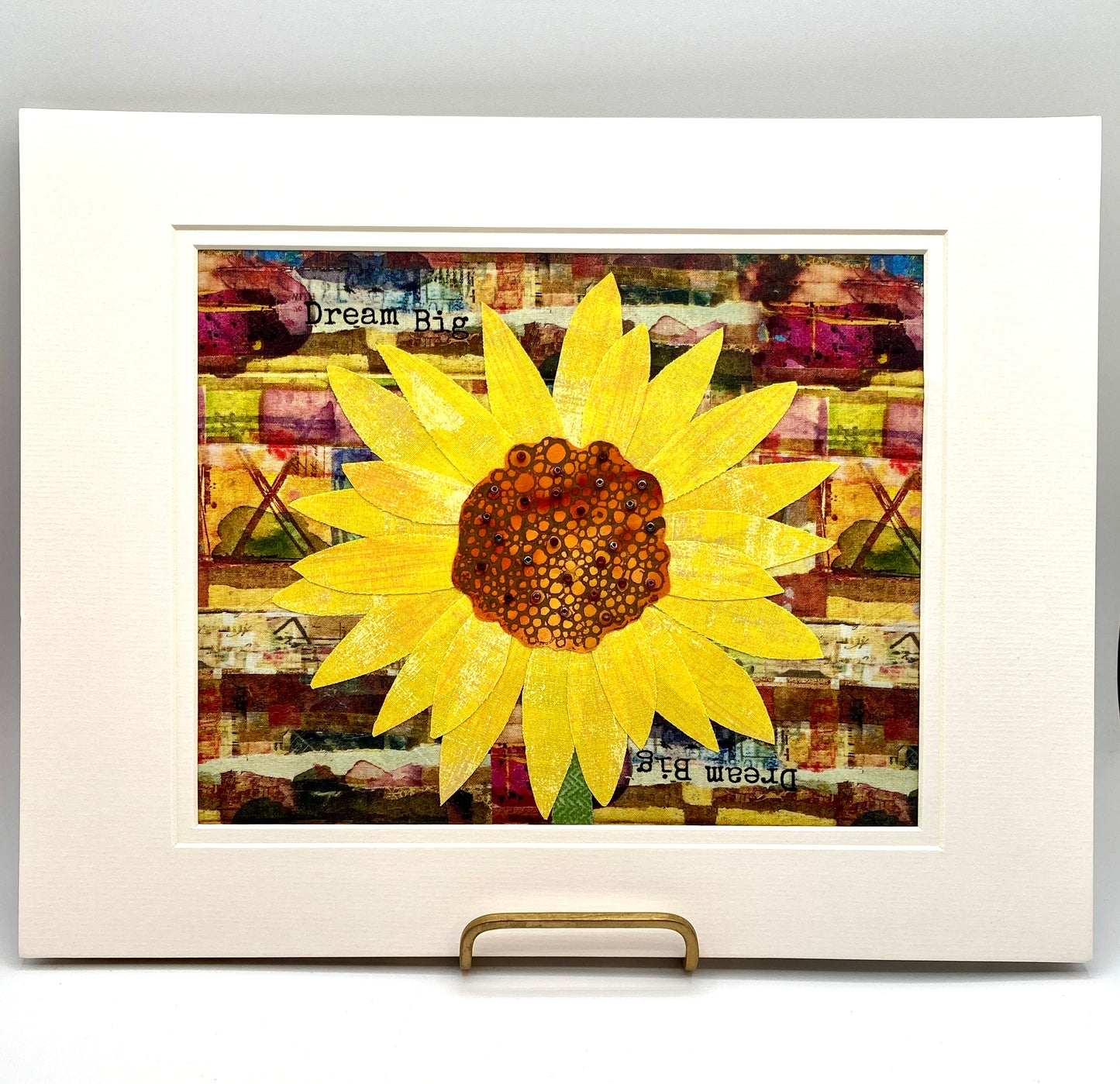 Sunflower Fabric Collage Class