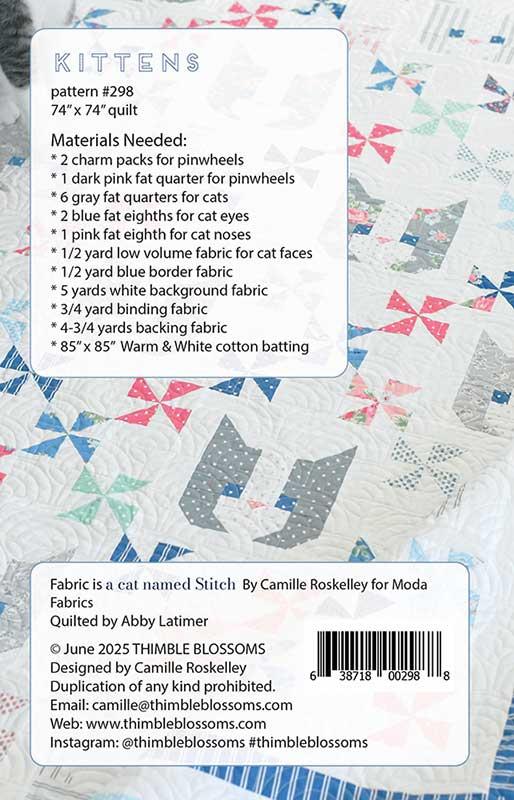 Kittens Quilt Pattern