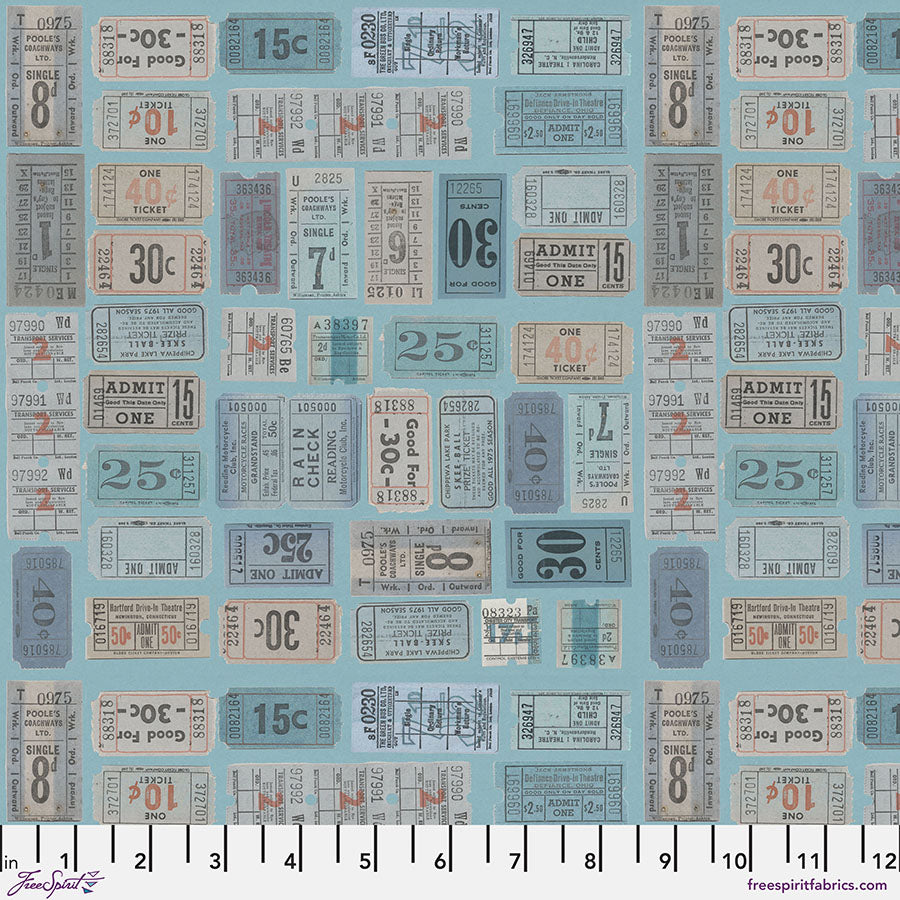 Blue - Tickets || Tim Holtz Palette Blue