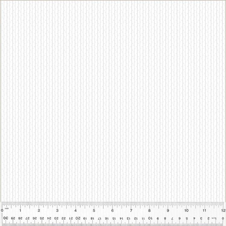 Ticking Stripe-White on White