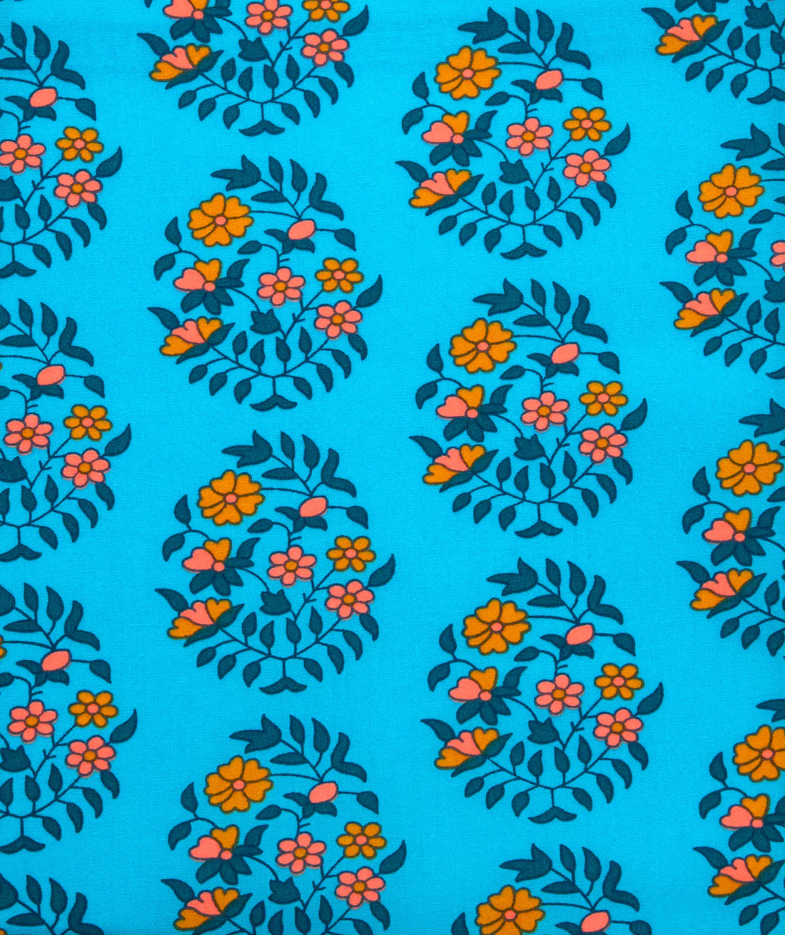Shalin turquoise oilcloth