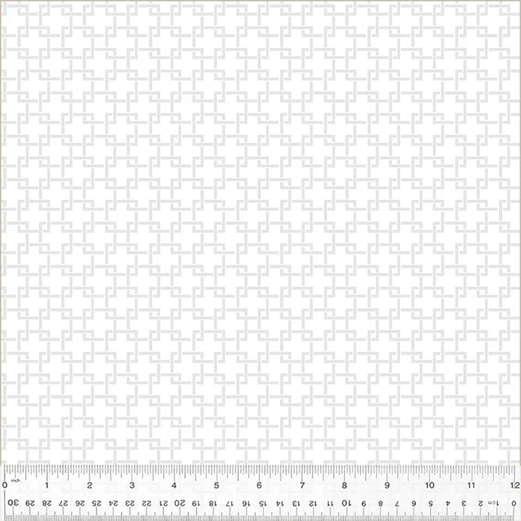 Trellis-White on White