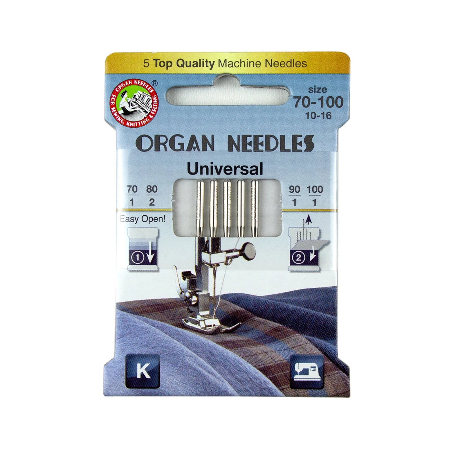 Organ Machine Needles - Universal Assorted