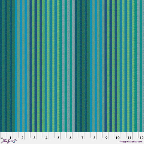 Caterpillar Stripe - Aqua || Woven Stripes