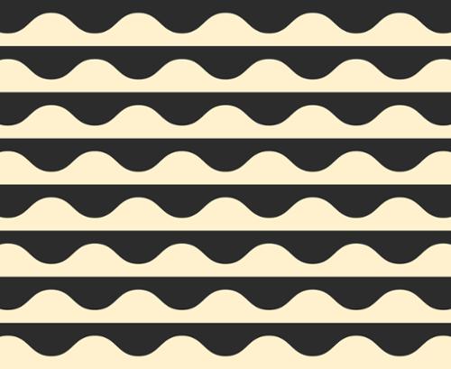Wavy (Tuxedo)