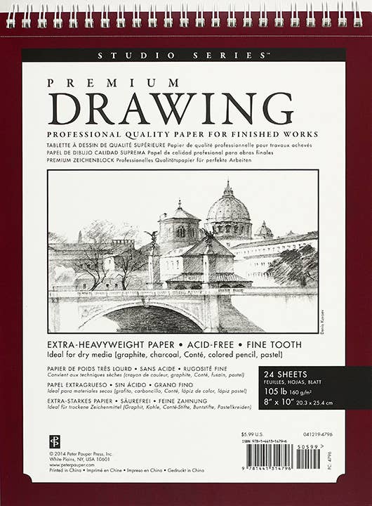 Premium Drawing Pad 8 X 10
