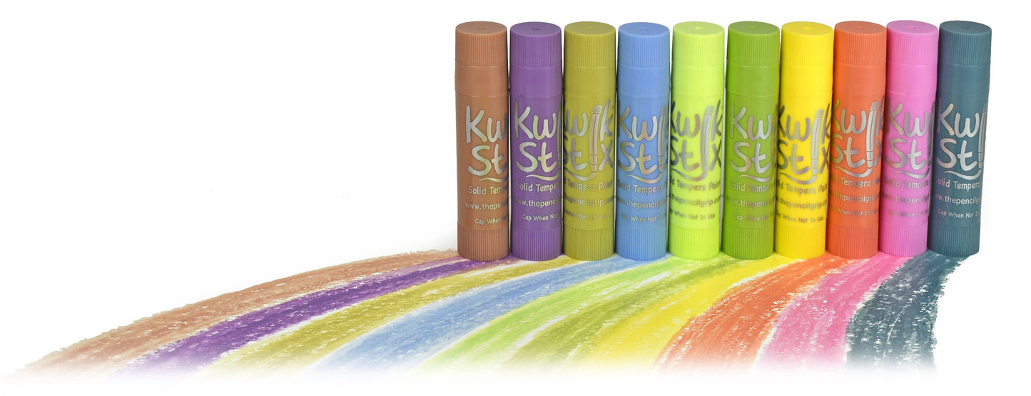 KwikStix Tempera Paint- Pastel 10 Colors TPG-680