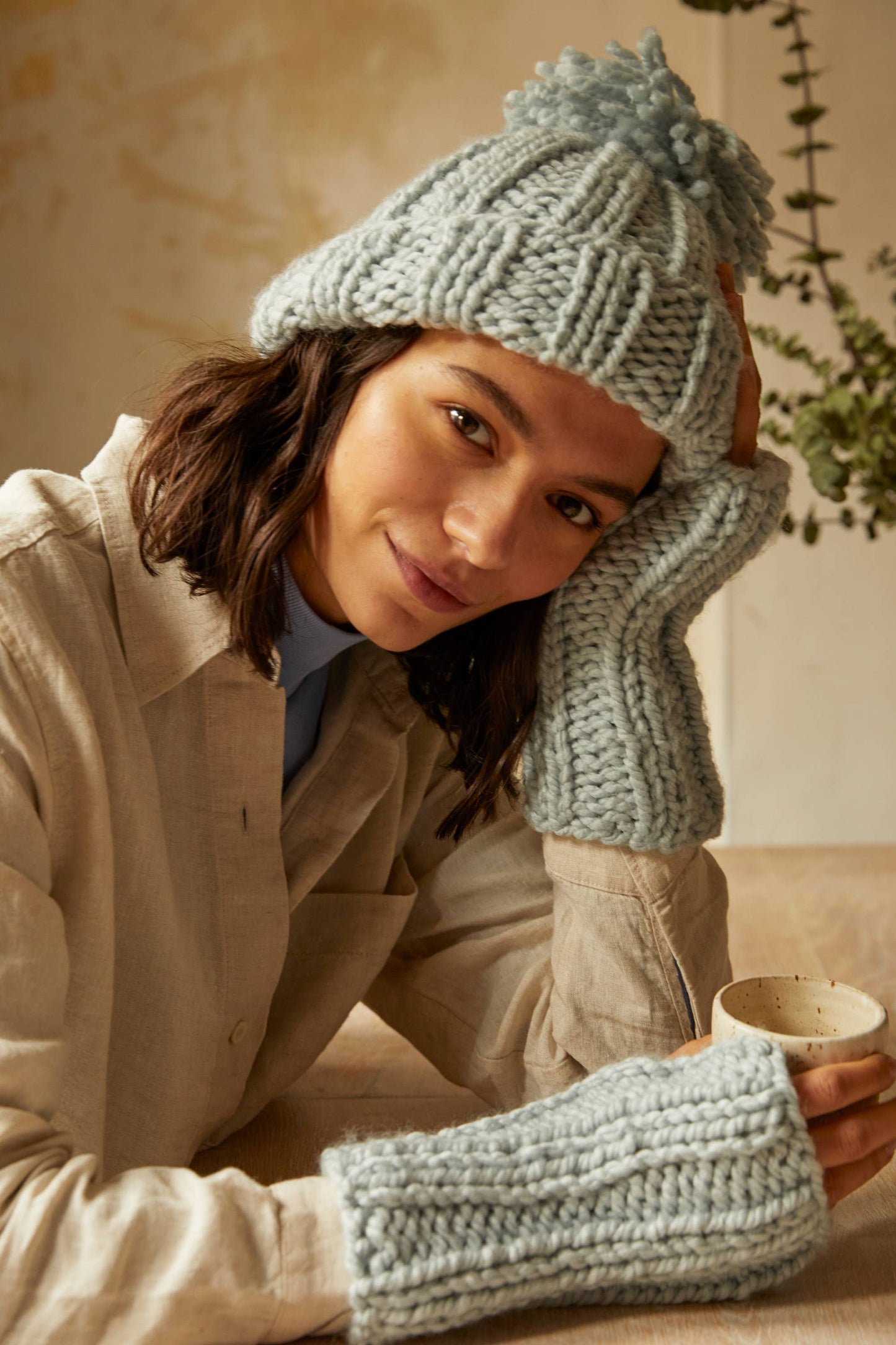Mindful Kit - Knit Hat & Mittens Kit, item TR102KS