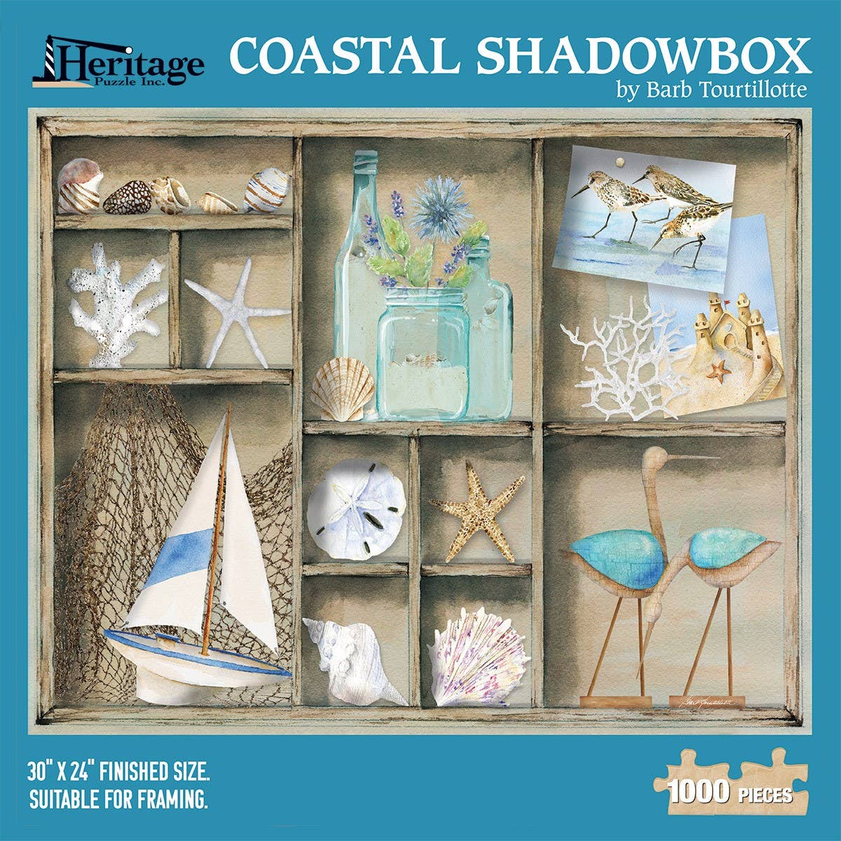 Coastal Shadowbox 1000 piece puzzle