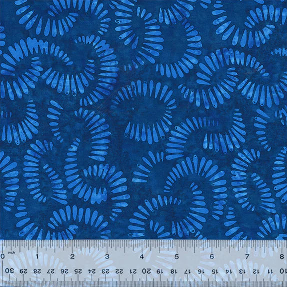 BATIK-Citrus Slices (indigo)