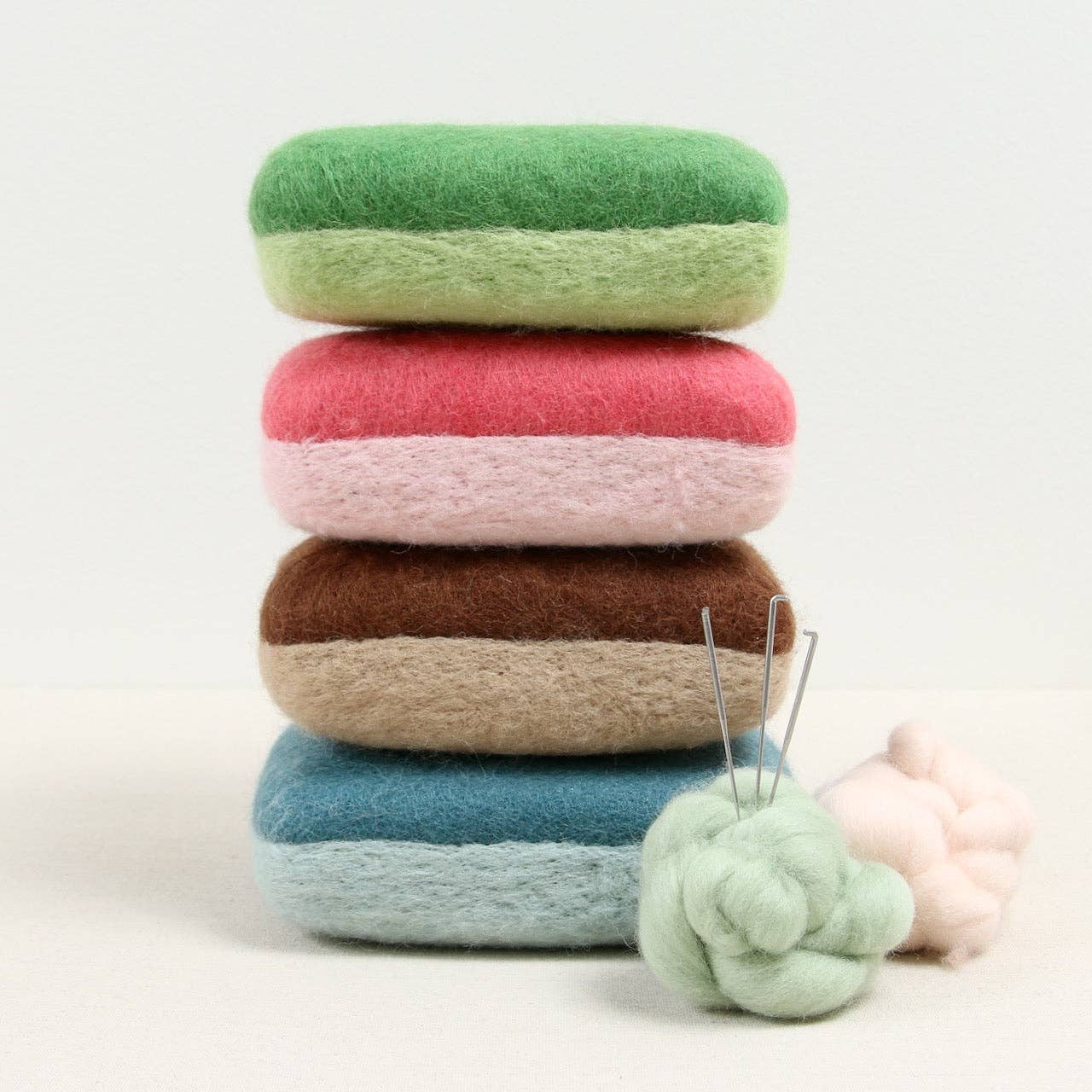Needle Felting Cushion, Blue