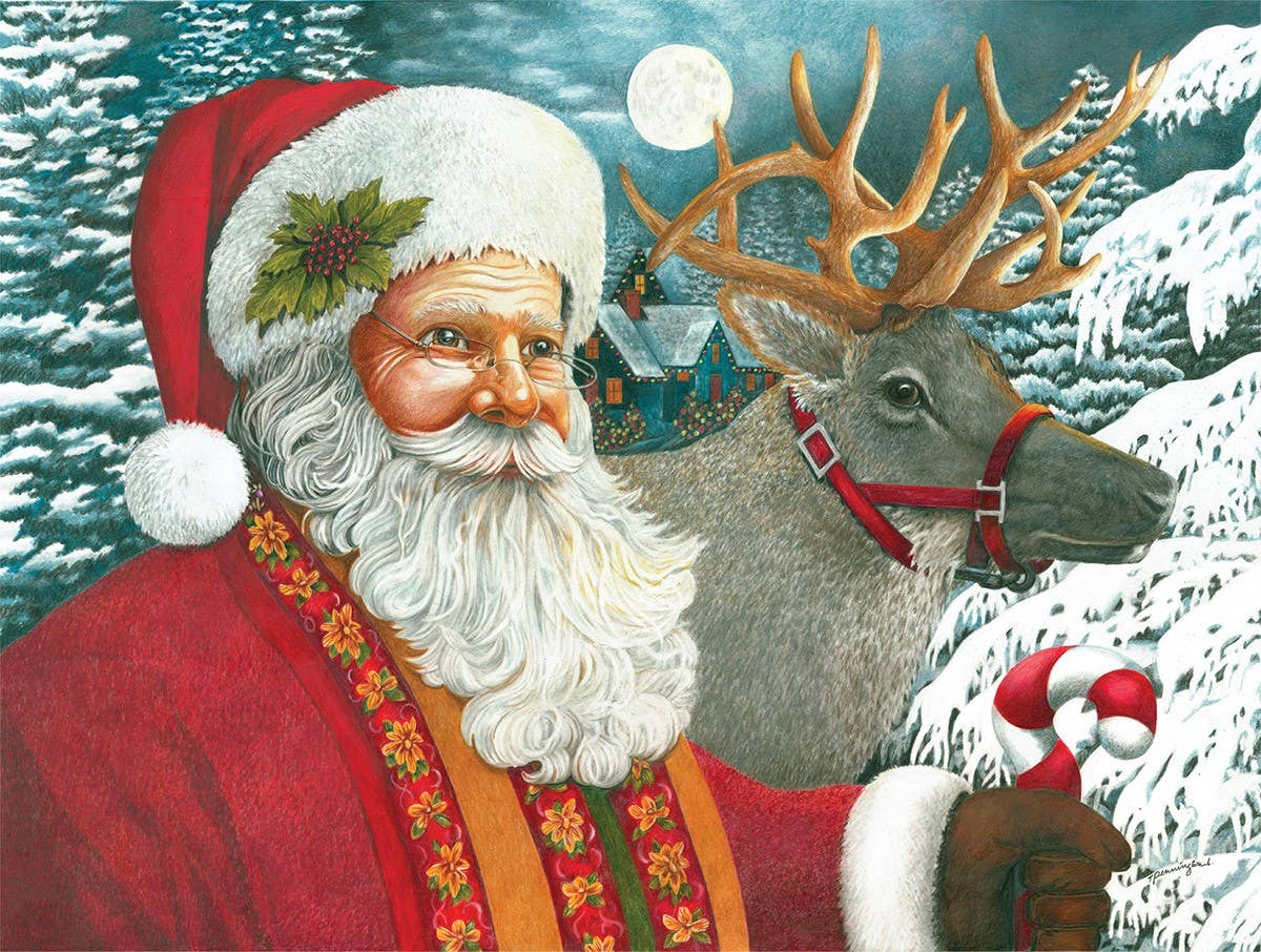 Best of Friends 550 piece Christmas puzzle