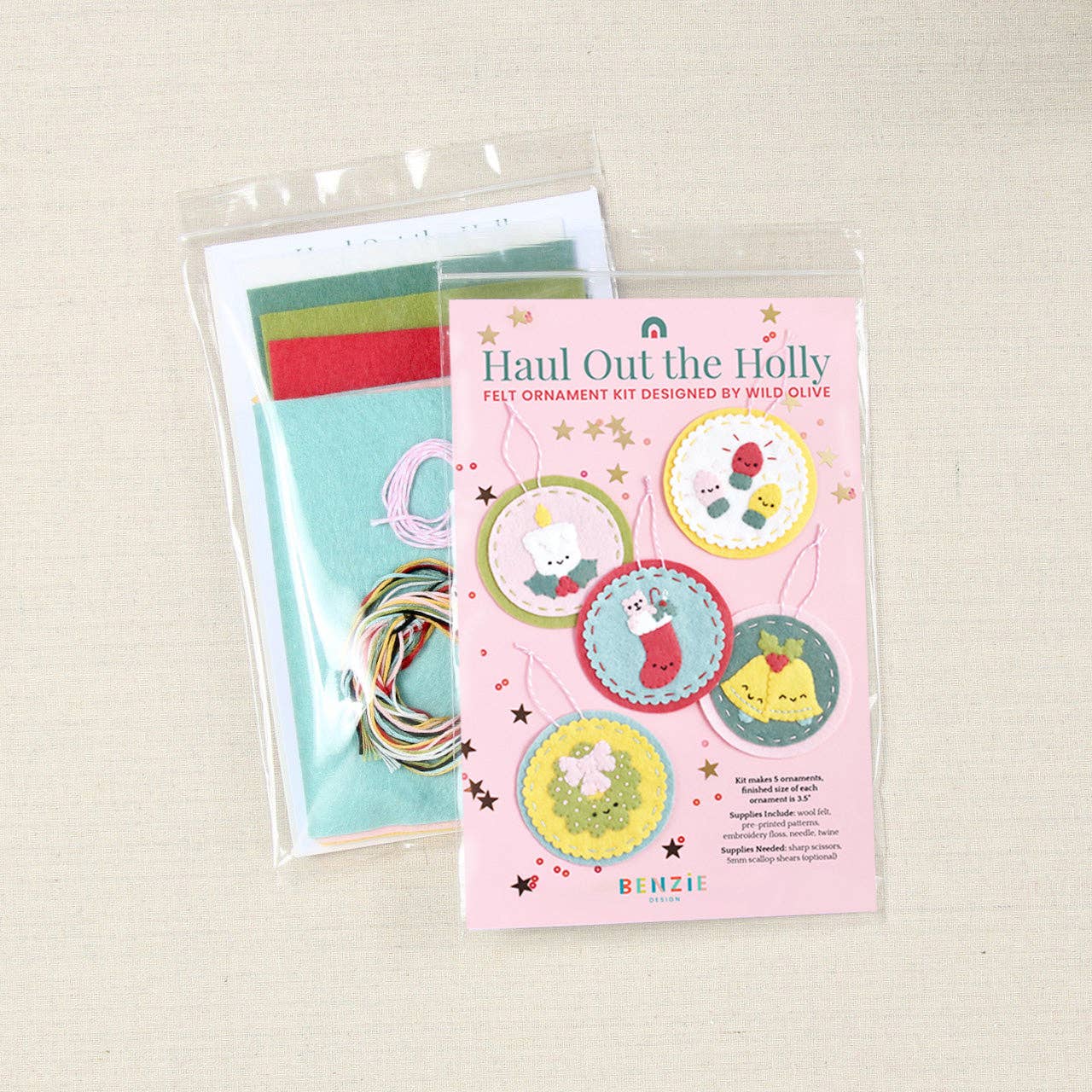 Haul out the Holly Ornament Kit
