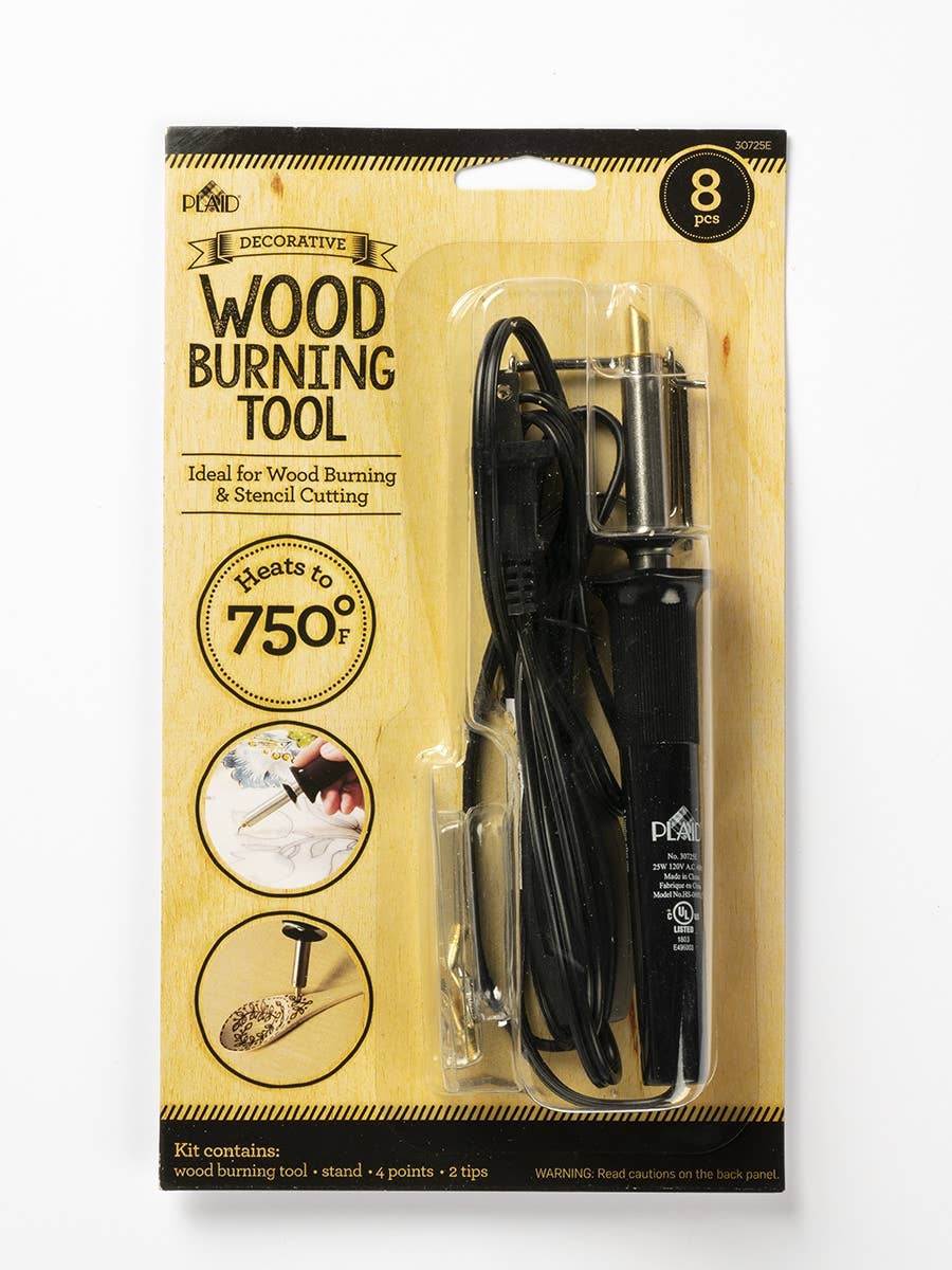 Plaid Decorative Wood Burning Tool (8 pcs)