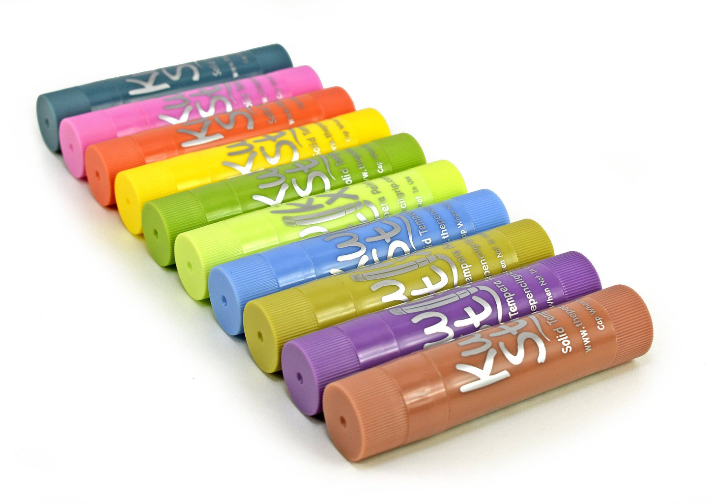 KwikStix Tempera Paint- Pastel 10 Colors TPG-680