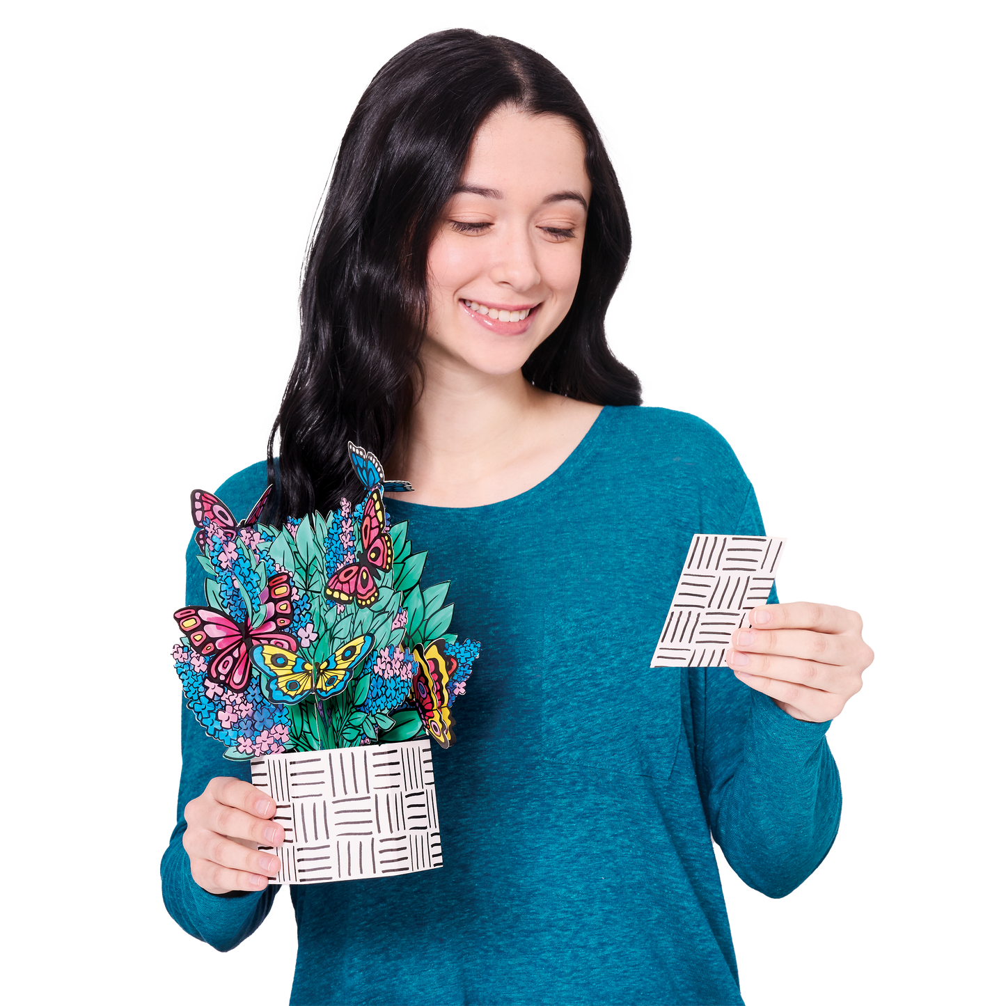Pop Up Coloring Butterfly Bouquet - Adult Coloring Craft