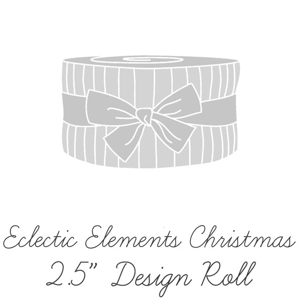 Eclectic Elements Palette 2.5" Strip Roll in Christmas
