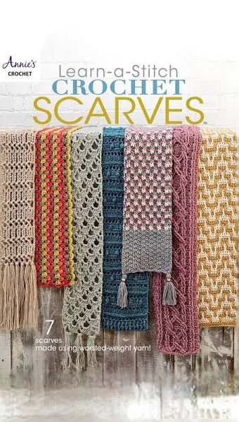 Learn-a-Stitch: Crochet Scarves