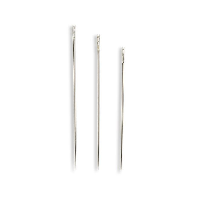 Bohin Self Threading Hand Needles - Size 4, 6 & 8 - 6/Pack