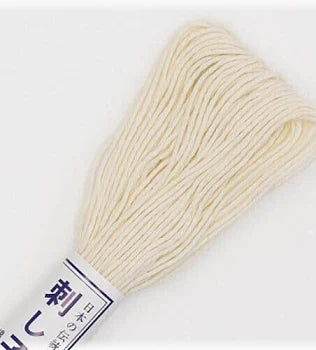 OLYMPUS SASHIKO THREAD 22YD OFF WHITE