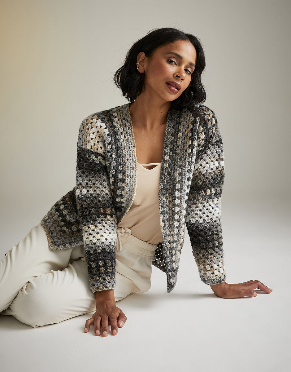 Jewelspun - Moon and Stars Cardigan Pattern
