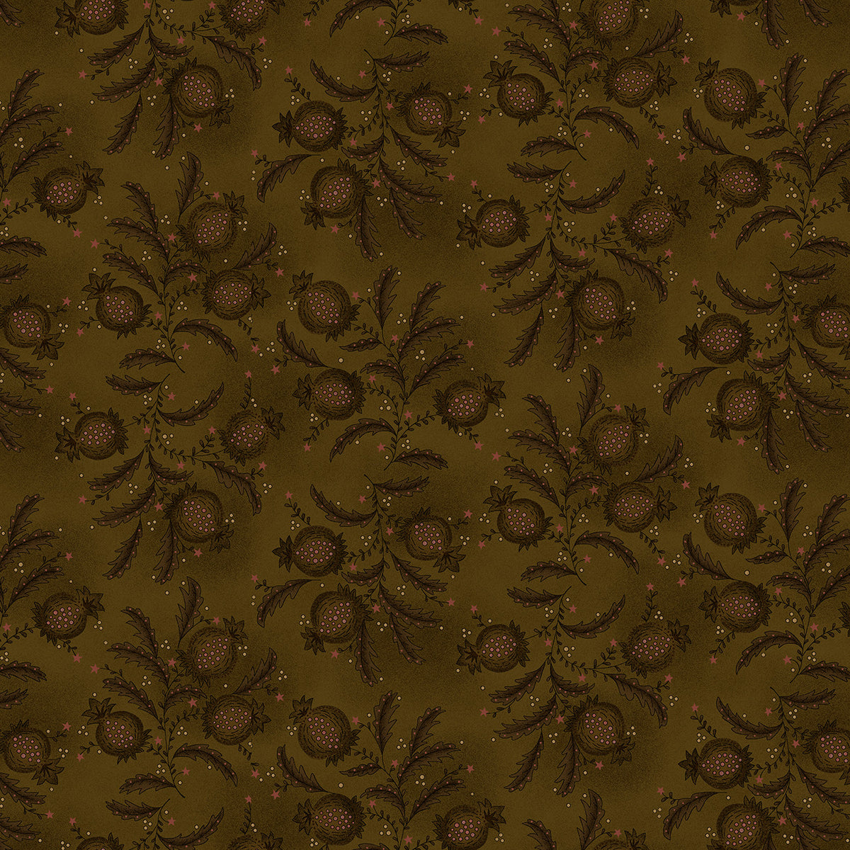 Brown Pomegranate Patch