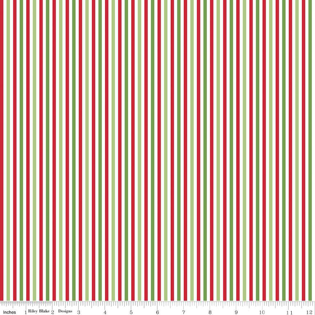 Stripe 1/8" Color Christmas