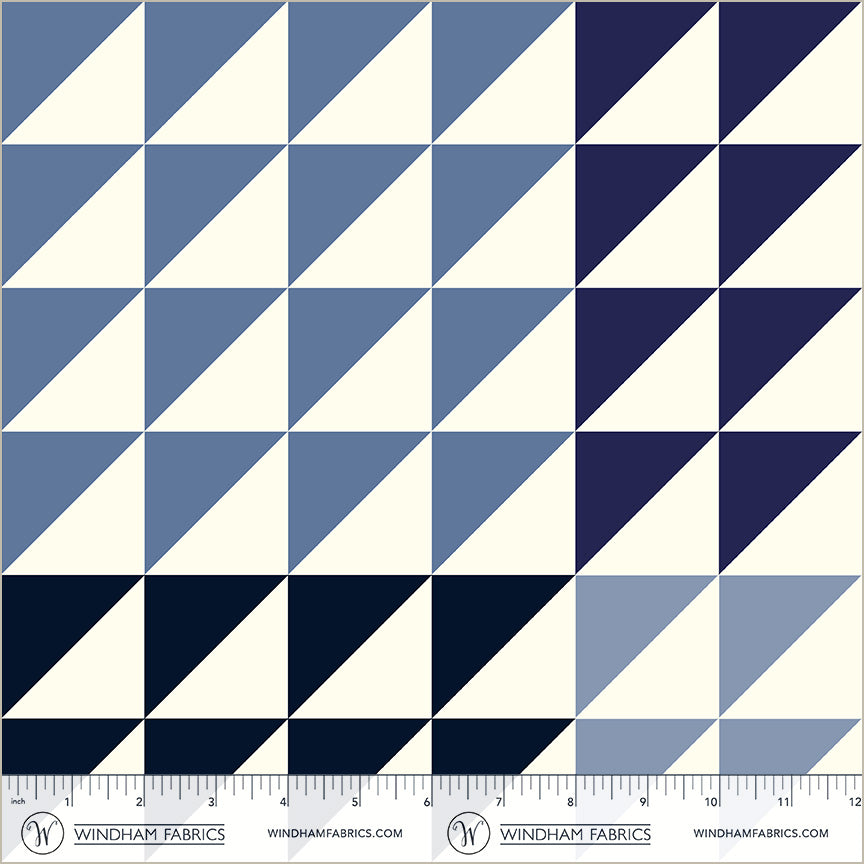 Perfect - Points II Half Square Triangle – - Blues
