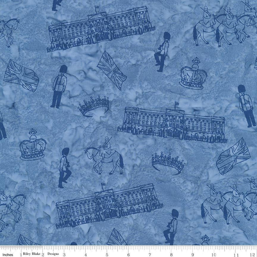 Batiks Around the World - London Skystone