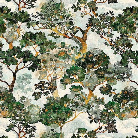 CEDAR & SAGE-FOREST TREES-DUSTY AQUA