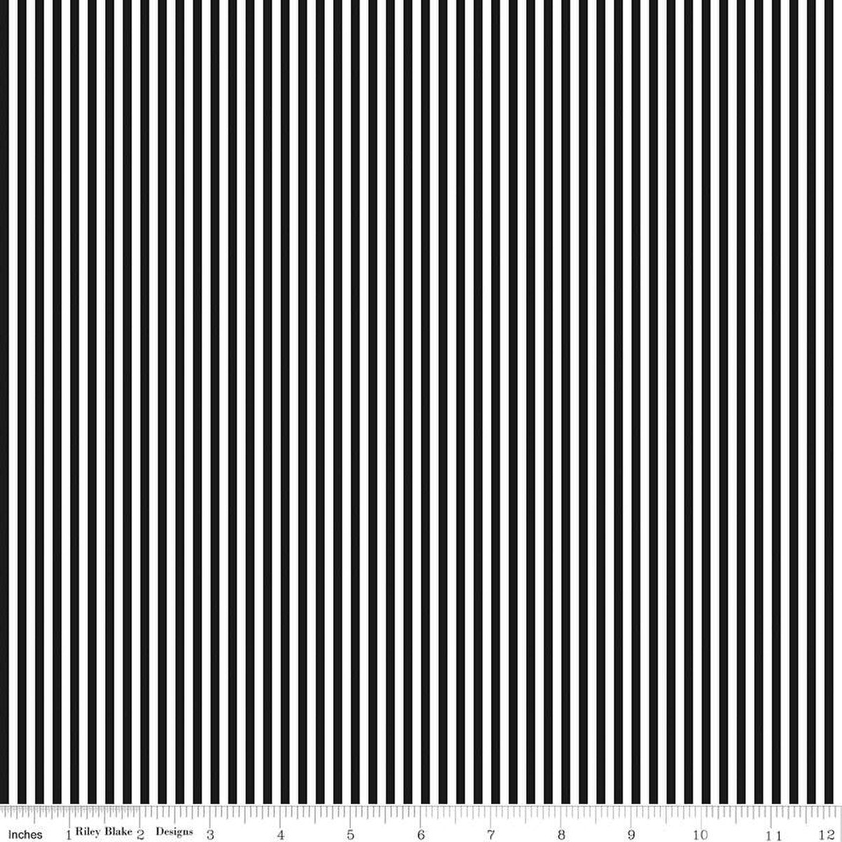 Stripe 1/8" Color Black