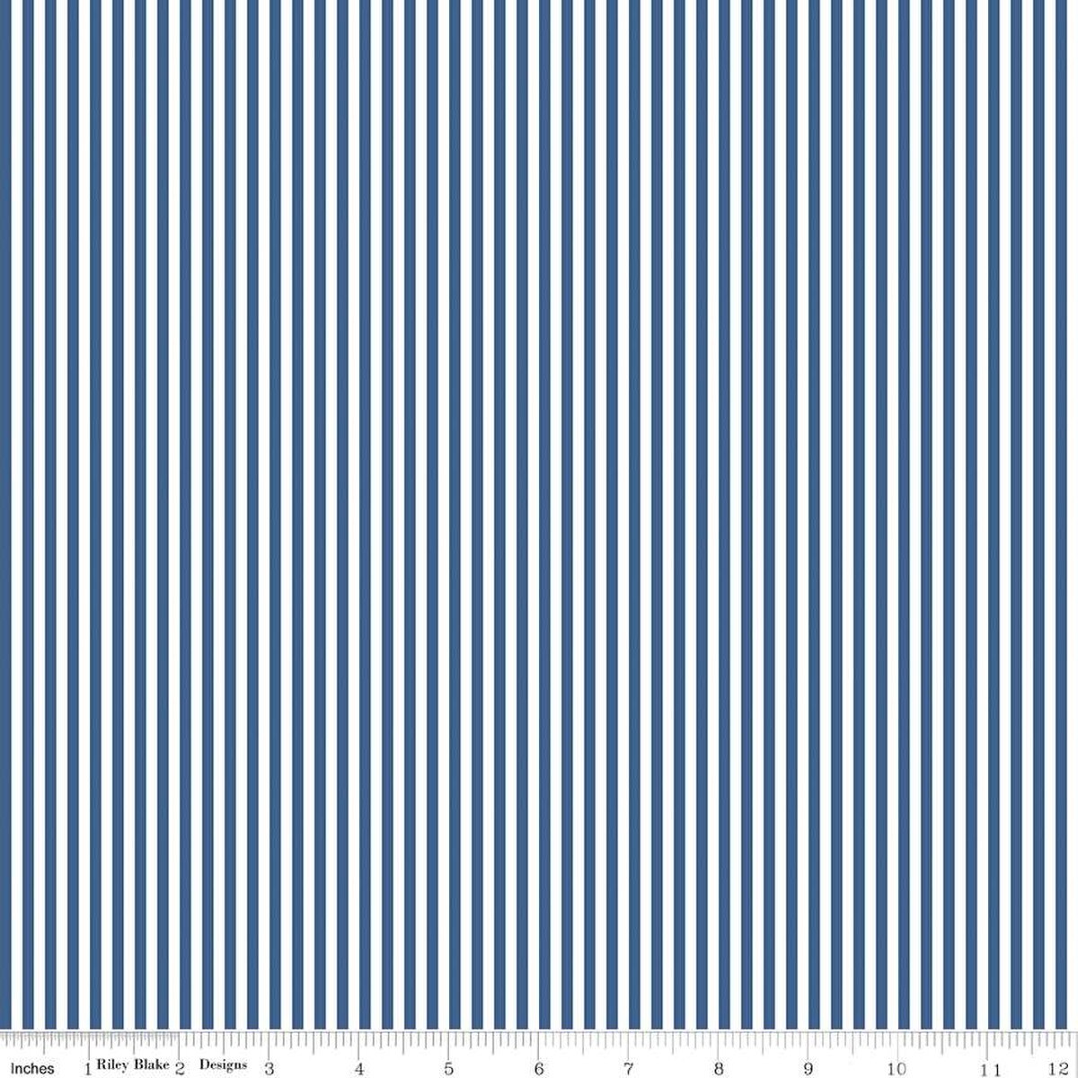 Stripe 1/8" Color Denim