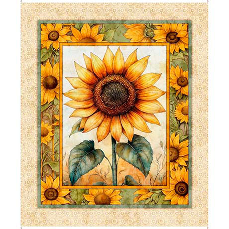 SUNFLOWER SERENADE-SUNFLOWER PANEL-M