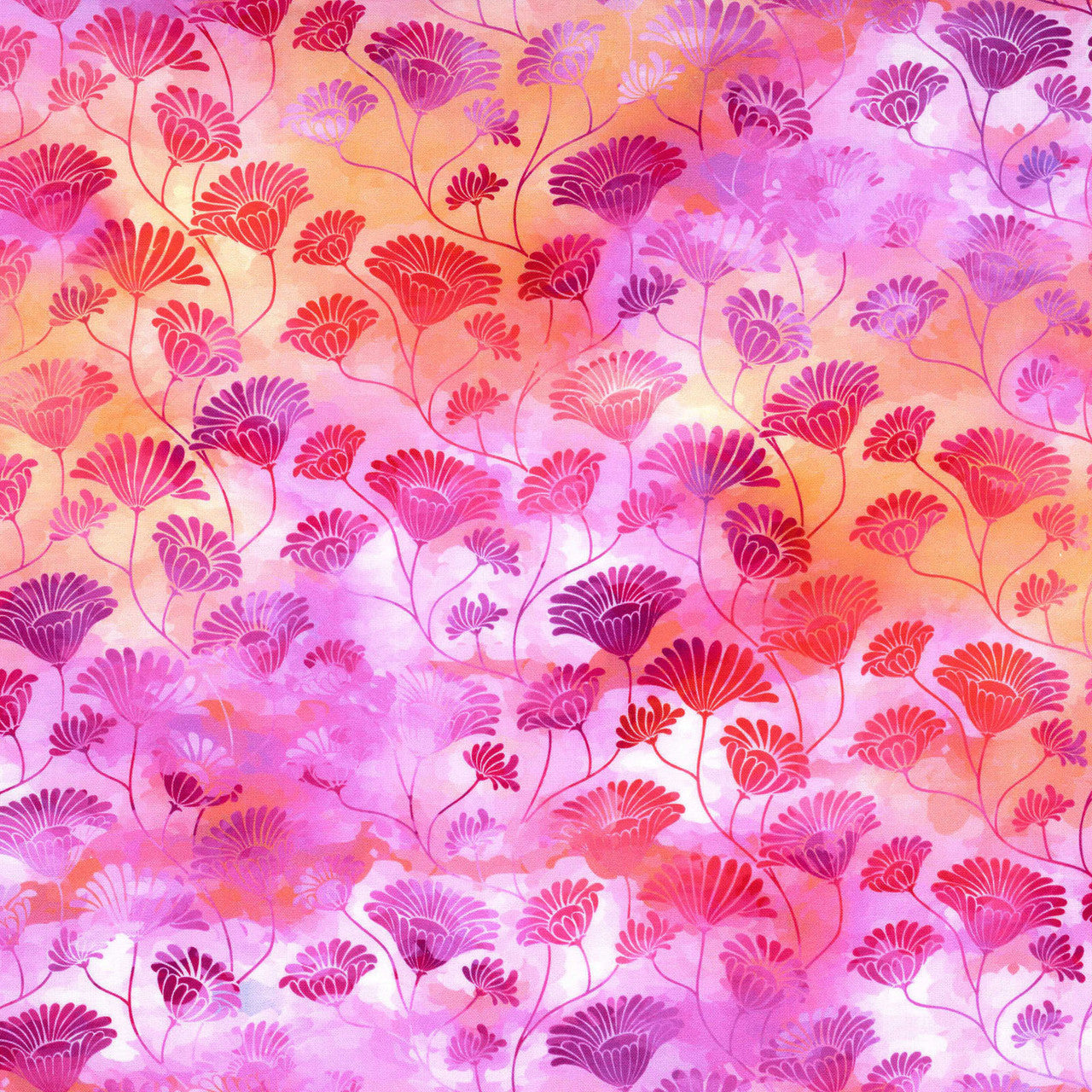 Felicity Flower Vines (Sherbet)