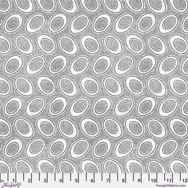 Aboriginal Dot - White