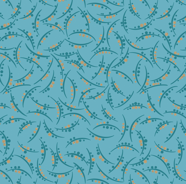 Majestic Dots Blue