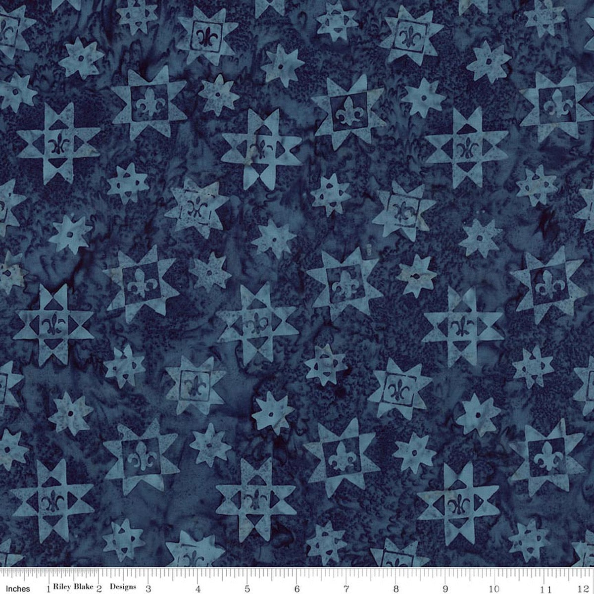 Batiks Around the World - Paris Stone Blue
