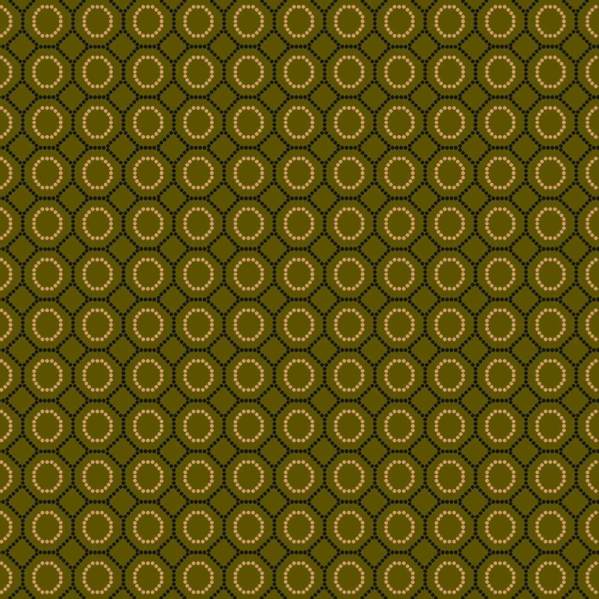 Green Meshed Rings