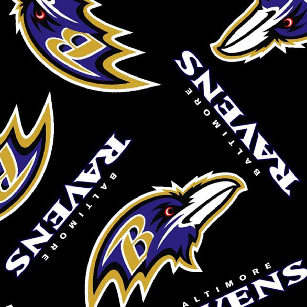 Black Baltimore Ravens Fleece