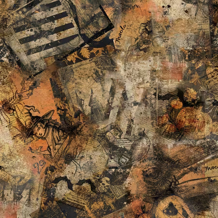 Butterscotch Paper Collage