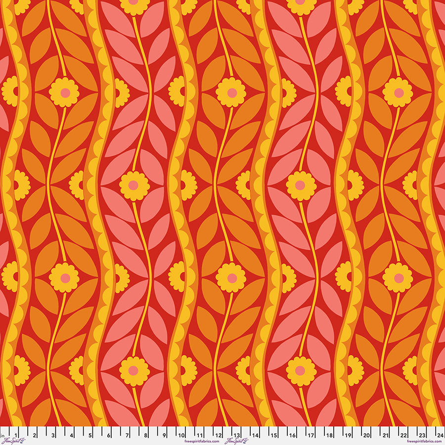 Brocade - Red || Vegetable Patch