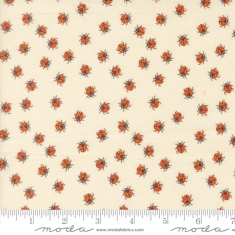 Ladybug Whimsy Metal - Eggshell