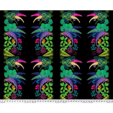 Fern Curl Border - Black