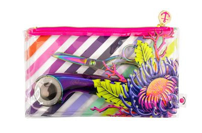 Tula Pink Floral Reef Pencil Pouch A