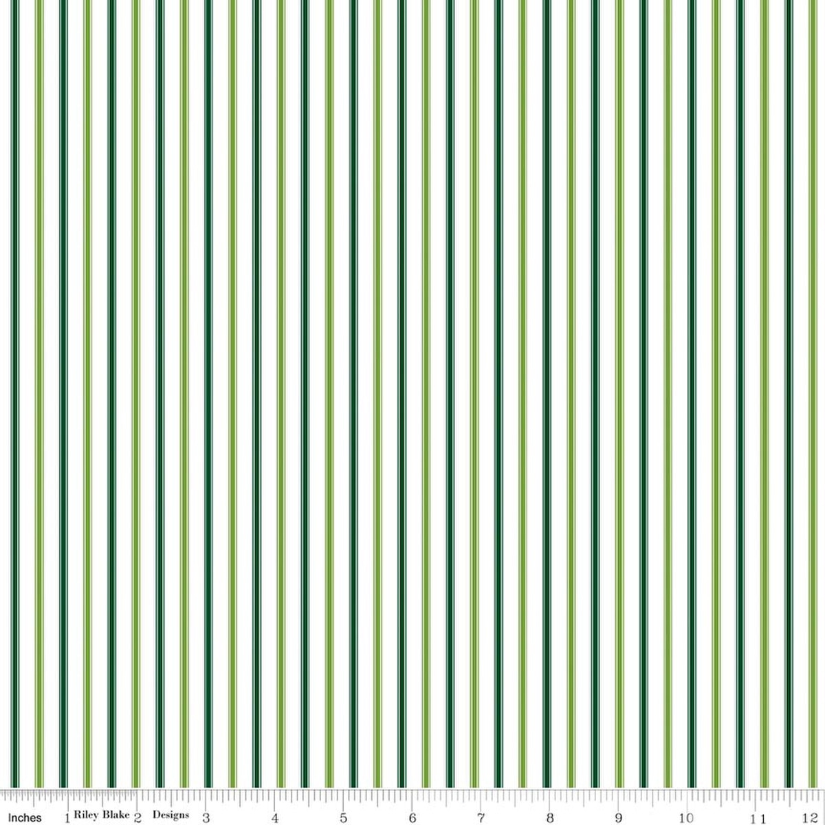 Seasonal Basics 1/8" Ticking Stripe St. Patrick’s Day