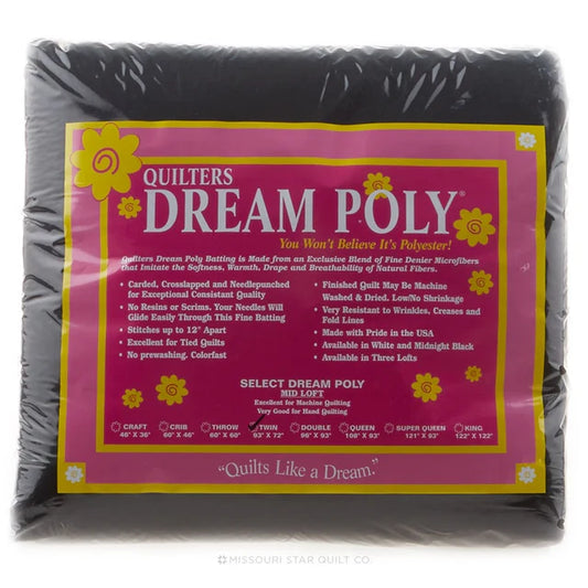 Quilters Dream Black Poly Batting
